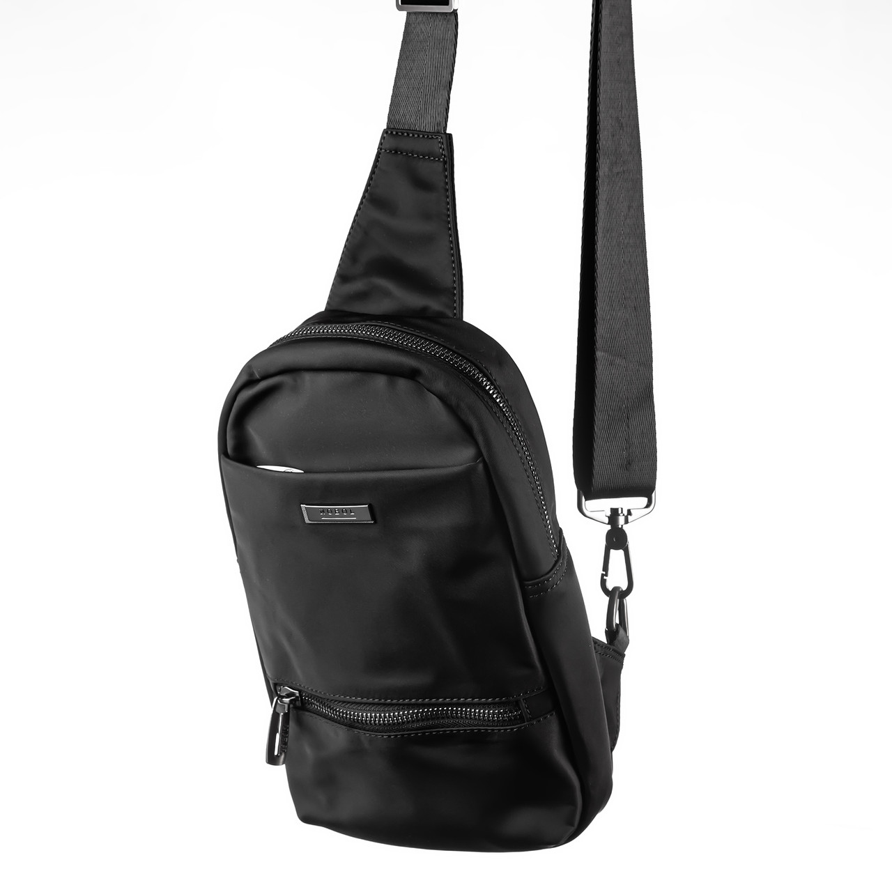 Сумка чоловіча слінг через плече Nobol 2321 чорна