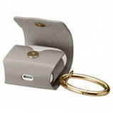 Чохол Spigen для навушників Apple AirPods 2/1 — La Manon Leather, Light Gray (074CS26376), фото 3