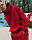Теплый спортивный костюм оверсайз Пушка Огонь Scale 2.0 винный красный, фото 3