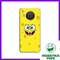 Чехол Nokia X10 (Спанч Боб) / Чехлы Губка Боб Нокиа Х10