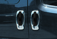 Накладка вокруг ручек (4 шт, нерж) Carmos - Турецкая сталь для Opel Combo 2012-2018