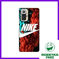 Силиконовый Чехол Nike Xiaomi POCO M5s / Чехлы Дымчатый Найк Поко М5с