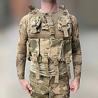 Разгрузка с 8 подсумками, сетка Cordura, Камуфляж, с системой МОЛЛИ, тактический жилет разгрузочный