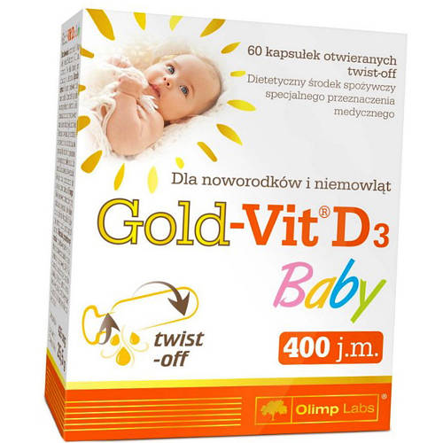 Витамин Д для детей OLIMP Gold-Vit D3 Baby 60 капс Vitaminka (ID ...