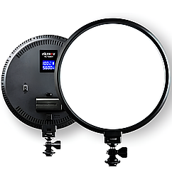 Студійна лампа LED Camera Light Circular 14" 27 см (80 Вт, 12000 люменів) з індикатором і пультом керування