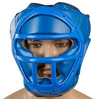 Шлем для бокса закрытый с маской синий EVERLAST EV-5010: Gsport L