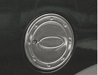 Накладка на люк бензобака (нерж) Carmos - Турецкая сталь для Ford Connect 2002-2006