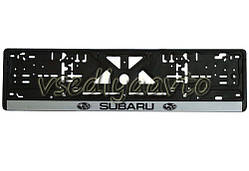 Рамка для номерного знака пластик SUBARU