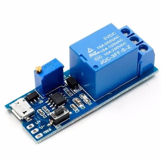 Модуль реле часу 5В micro-USB 10A AC 250В 0...24 секунд