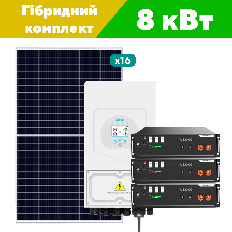 Al Солнечный комплект электростанции Premium на 8 кВт автономная ...