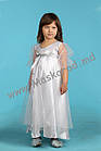 Карнавальне біле плаття для дівчинки, сукня сніжинка, зима, снігова королева, фото 4