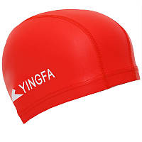 Шапочка для плавания тканевая YINGFA C0077 Розовый: Gsport Красный