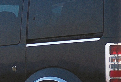 Молдинг під зсувну двері (нерж.) 1 двері, стандартна база для Ford Connect 2010-2013 рр.