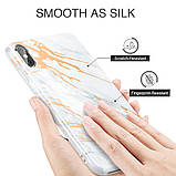 Чохол ESR для iPhone XS/X Marble Slim, Gray Gold (4894240056721), фото 9