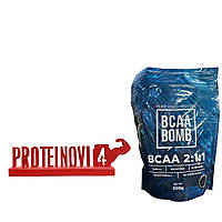 Аминокислоты ВСАА Pure Gold BCAA Bomb 2:1:1 500gr для спортсменов