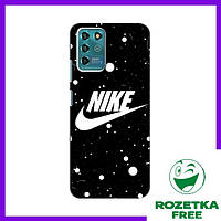 Чехол с принтом Nike для ZTE Blade V30 Vita / Черный Чехол ЗТЕ Блейд В30 Вита