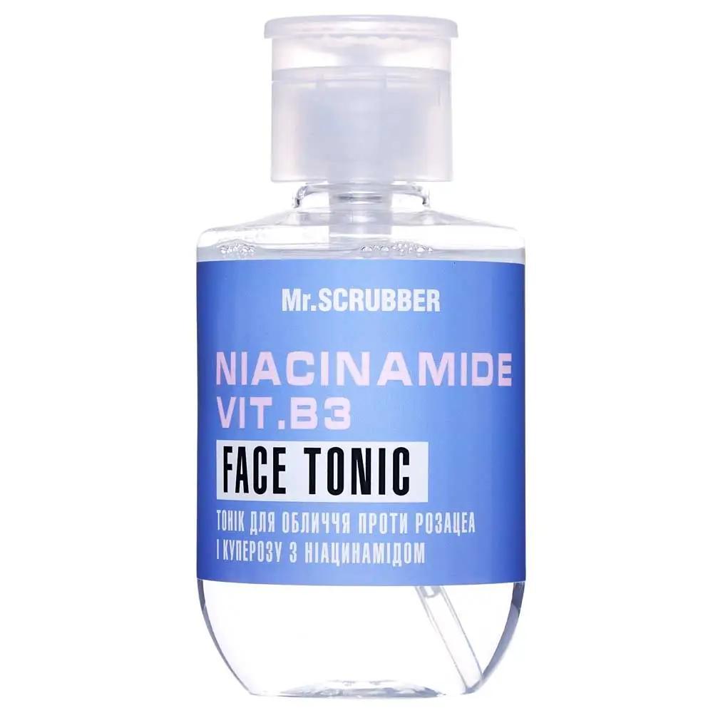 Тонік для обличчя проти розацеа та куперозу з ніацинамідом Niacinamide Vit. B3 Face Tonic Mr.SCRUBBER 250 мл