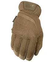 Перчатки тактические Mechanix FastFit® койот , тактические военные штурмовые проивоударные перчатки для ВСУ