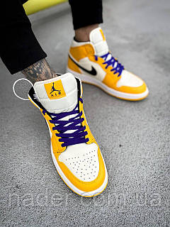ナイキ NIKE AIR JORDAN 1 MID LAKERS TOP 3 楽天市場】【中古】NIKE｜ナイキ AIR JORDAN 1 MID LAKERS TOP 3