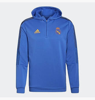 Чоловічий джемпер Adidas Real Madrid Tiro 21 H59001, Блакитний, Розмір (EU) — M
