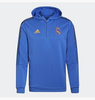 Чоловічий джемпер Adidas Real Madrid Tiro 21 H59001, Блакитний, Розмір (EU) — S