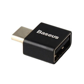 Адаптер-переходник Baseus Exquisite Type-C Male to USB Female, Black (CATJQ-B01)