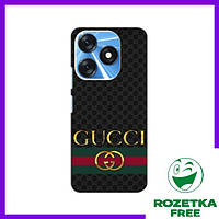 Крутий Чохол GUCCI TECNO Spark 10c / Чохли з друком Техно Спарк 10с