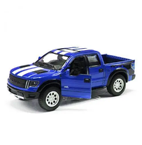 Інерційна металева машинка KINSMART "Пикап Ford F-150 Raptor" KT5436W  (4 кольори), фото 2