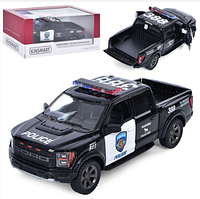 Инерционная металлическая машинка KINSMART "Ford F-150 Raptor Police" KT5436WP