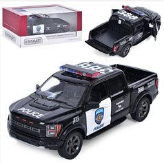 Інерційна металева машинка KINSMART "Ford F-150 Raptor Police" KT5436WP