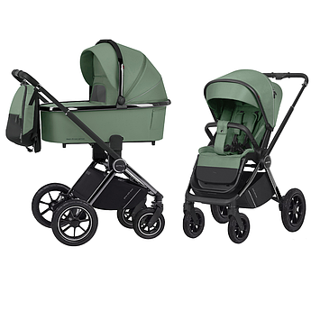 Коляска універсальна 2 в 1, CARRELLO Ultimo CRL-6516 (AIR) 2in1 Forest Green, зелена, Карелло Ультімо
