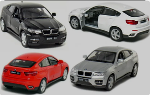 BMW X6 металева машинка KINSMART інерційна KT5432W (4 кольори), фото 3