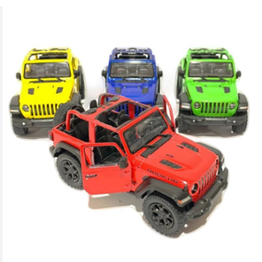 KT5412WA JEEP WRANGLER інерційна металева машинка KINSMART (4 кольори), фото 2