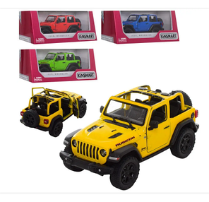 KT5412WA JEEP WRANGLER інерційна металева машинка KINSMART (4 кольори), фото 3