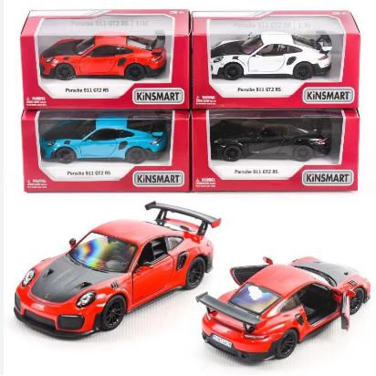 Інерційна металева машинка KINSMART PORSCHE 911 GT2 RS KT 5408W (4 кольори)