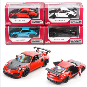 Інерційна металева машинка KINSMART PORSCHE 911 GT2 RS KT 5408W (4 кольори), фото 1