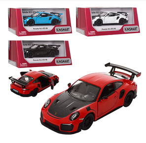 Інерційна металева машинка KINSMART PORSCHE 911 GT2 RS KT 5408W (4 кольори), фото 3