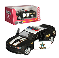 Инерционная металлическая машинка KINSMART Chevrolet Camaro Police KT5383WP