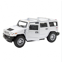 Інерційна металева машинка KINSMART Hummer H2 SUV 2008 KT5337W (4 кольори), фото 5