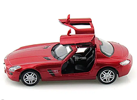 KT 5349 W Mersedes-Benz SLS AMG инерционная металическая машинка KINSMART (4 цвета)