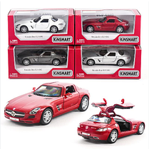 KT 5349 W Mersedes-Benz SLS AMG інерційна металева машинка KINSMART (4 кольори), фото 4