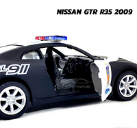 Инерционная металлическая машинка KINSMART Nissan GT-R R35 police 2009 KT5340WP