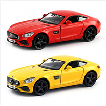 Інерційна металева машинка KINSMART "Mercedes-AMG GT 2" KT 5388 W (4 кольори), фото 4