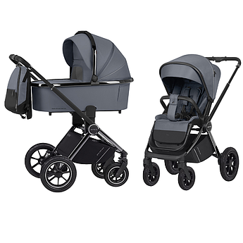 Коляска універсальна 2 в 1, CARRELLO Ultimo CRL-6516 (AIR) 2in1 Cool Grey, сіра, Карелло Ультімо