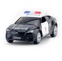 Инерционная металлическая машинка KINSMART Lamborghini Urus police KT5368WP