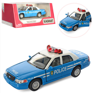 Інерційна металева машинка KINSMART Ford Crown Victoria Police Interceptor KT 5342 AW, фото 1