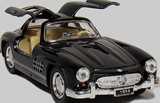 KT 5346 W MERCEDES-BENZ SLS AMG 300 SL 1954 інерційна металева машинка KINSMART (4 кольори), фото 3