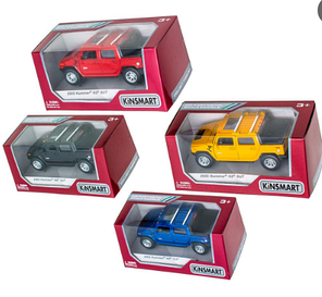 Інерційна металева машинка KINSMART Hummer H2 SUT 2005 KT5097W (4 кольори), фото 3