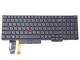 Клавіатура для Lenovo Thinkpad E580, E585, E590, L580, L590, T590 (RU Black з підсвічуванням) Оригінал., фото 4