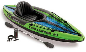 Надувна байдарка Challenger K1 Kayak Intex 68305